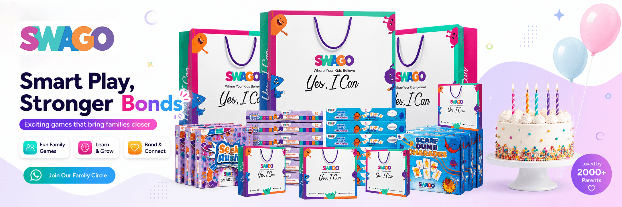 Swago Return Gifts Banner